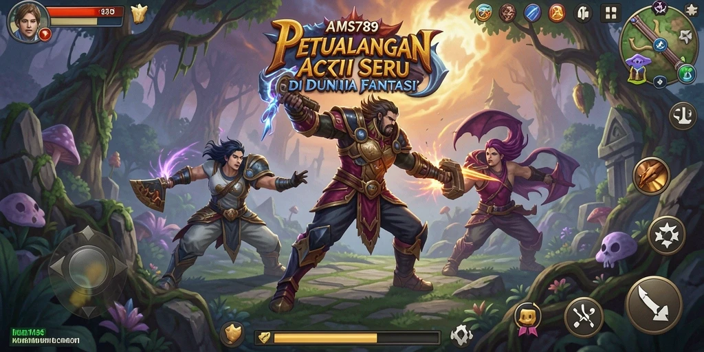 Gameplay menarik dari AMS789 dengan aksi bertarung yang seru.