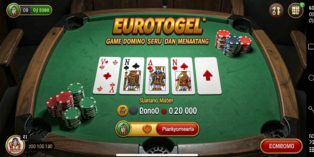 Gameplay seru dari EUROTOGEL yang menggugah semangat bermain Domino.