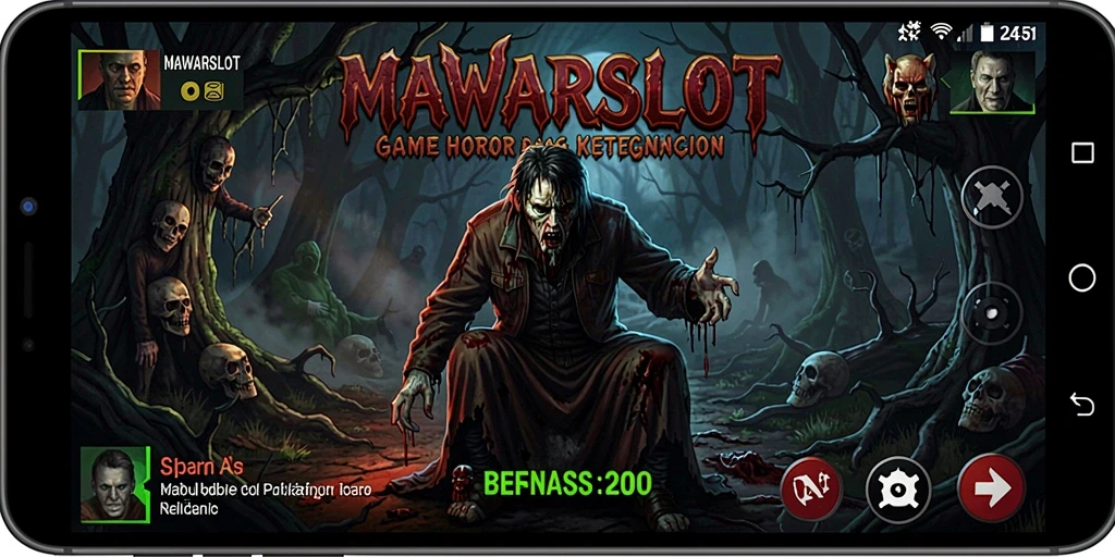 Gameplay horor yang mendebarkan dan penuh ketegangan.
