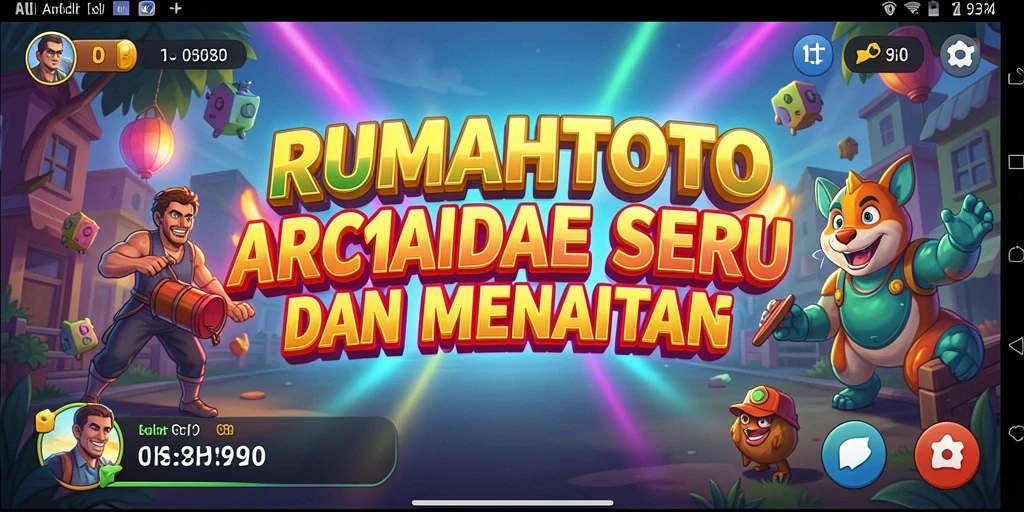 Tampilan gameplay seru RUMAHTOTO yang mendebarkan.