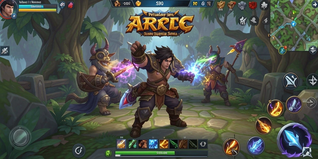 Tangkapan layar gameplay S80 menunjukkan pertarungan epik dan eksplorasi dunia luas.